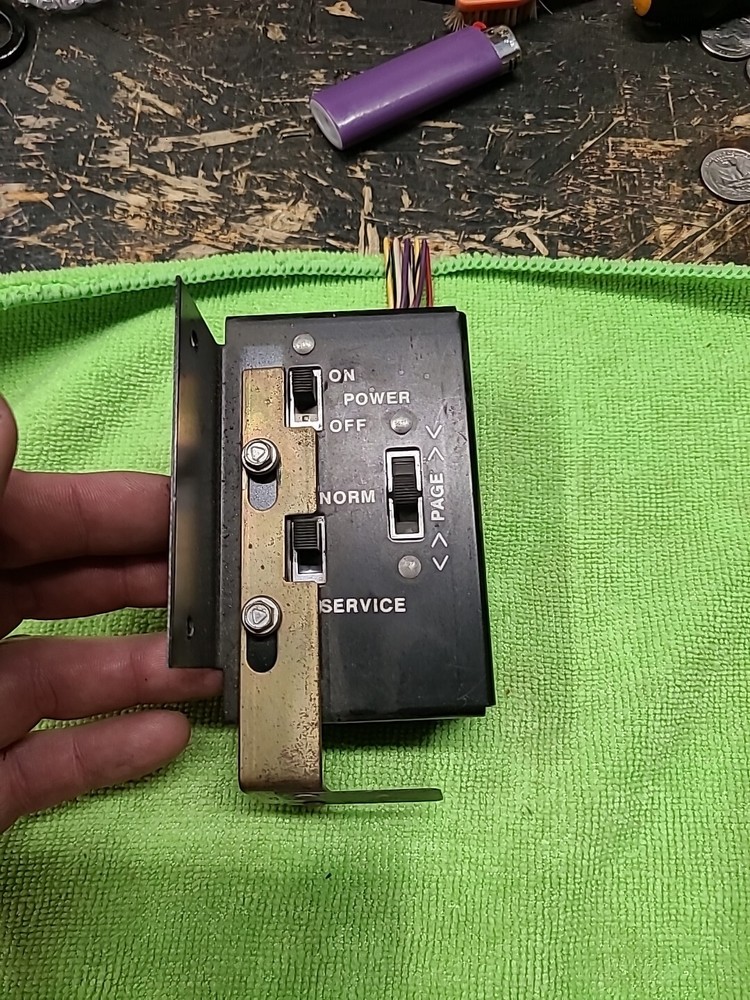 ROWE AMI CD JUKEBOX SERVICE SWITCH ASSEMBLY LEFT SIDE INSIDE CABINET