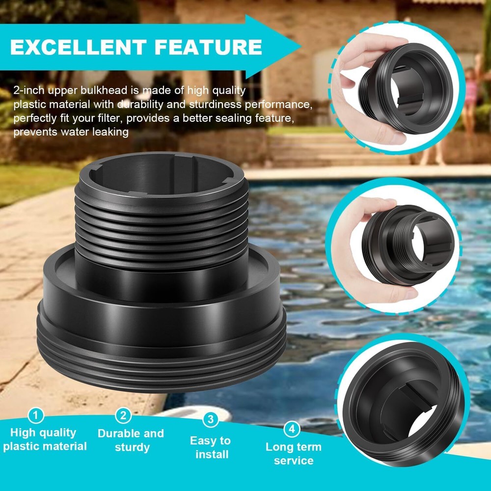 194801 2" Bulkhead Fitting Replacement for Clean & Clear Plus Cartridge Filters
