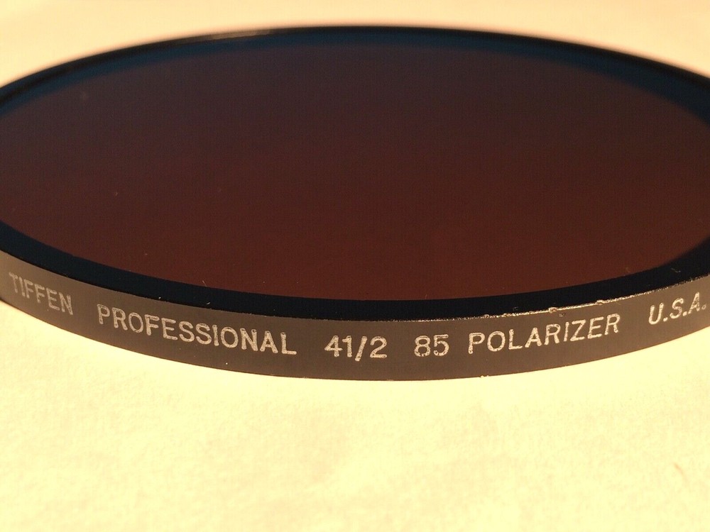 FILTER, 4.5" ROUND #85 / POLARIZER COMBO "TIFFEN" (85/POLA) ARRI MITCHELL CAMERA