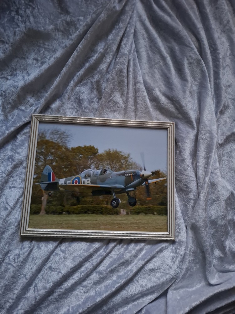 Framed Spitfire Photograph