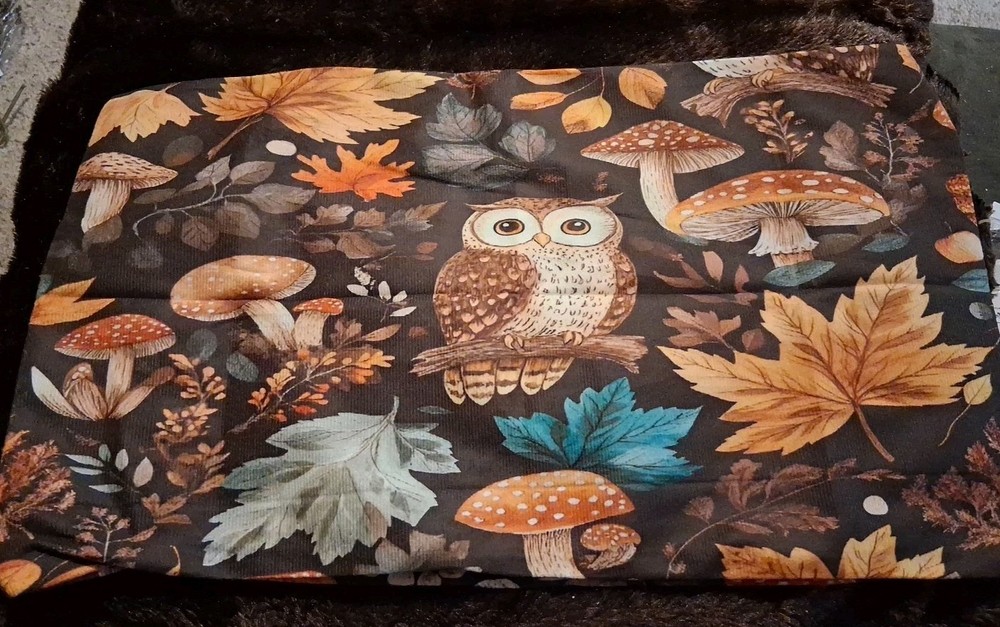 New Decorative Woodland Pillowcase 19" X 11"