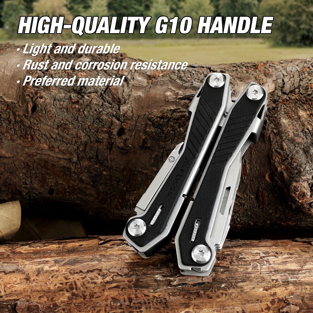 Self-locking Utility Multitools 16-in-1 Multi Tool Stainless Pocket Knife Pliers