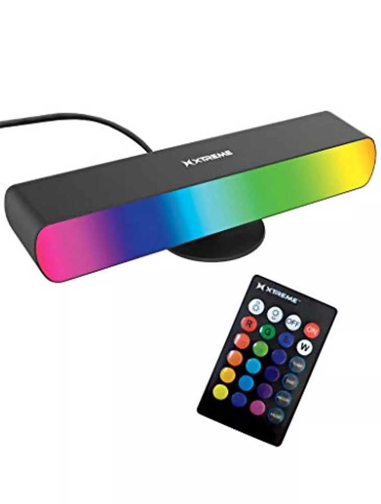 1 Ct Xtreme Tech Multicolor Sound Reactive LED Effects Light Bar Remote Included