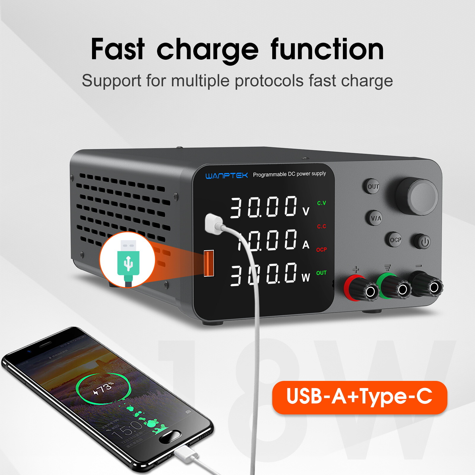 0~30V 60V 120V, 0~5A 10A Lab Adjustable DC Power Supply Variable Bench Switching