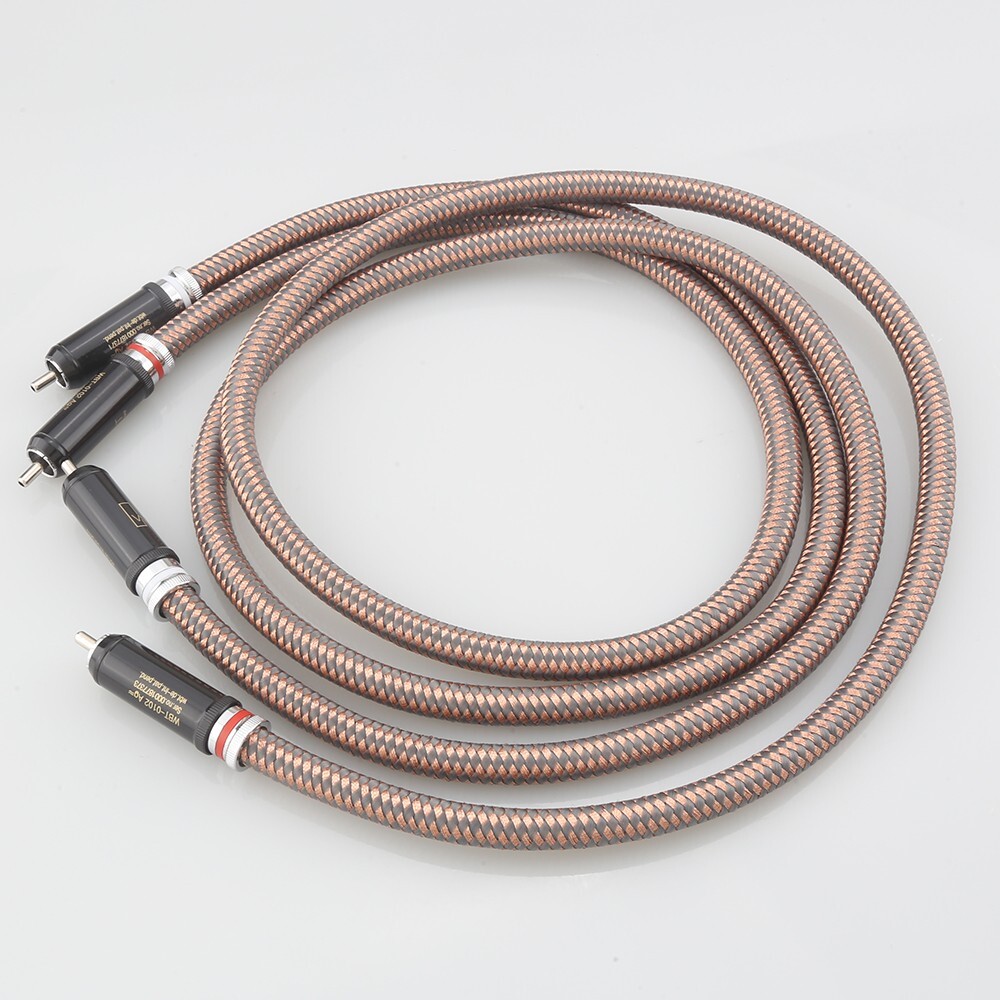Pair Audiophile RCA Cable OCC pure copper RCA Interconnect Audio Cable