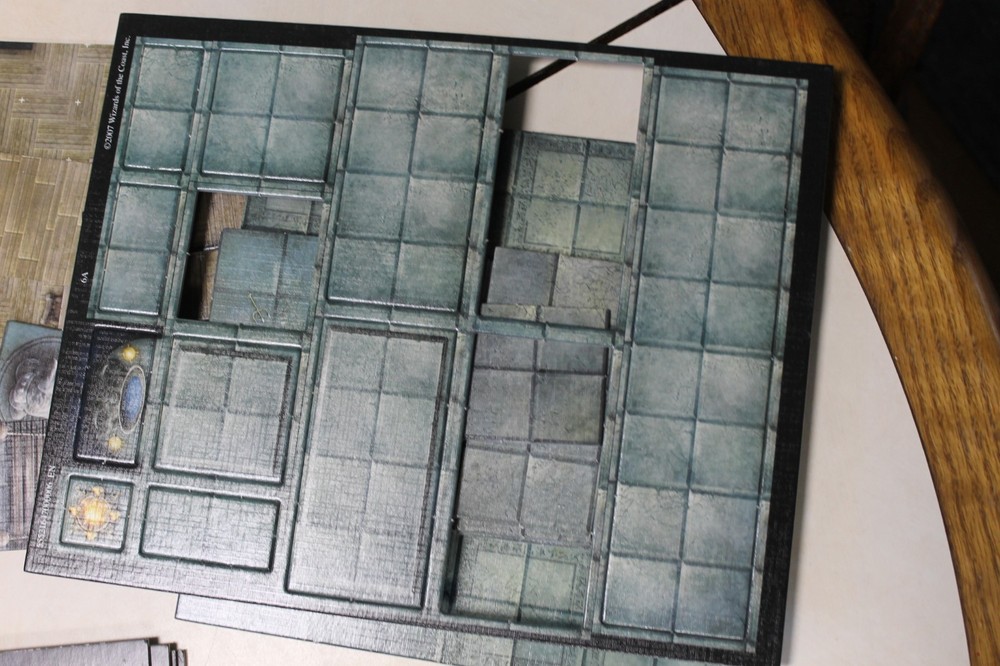 Dungeons & Dragons Dungeon Tiles from four sets