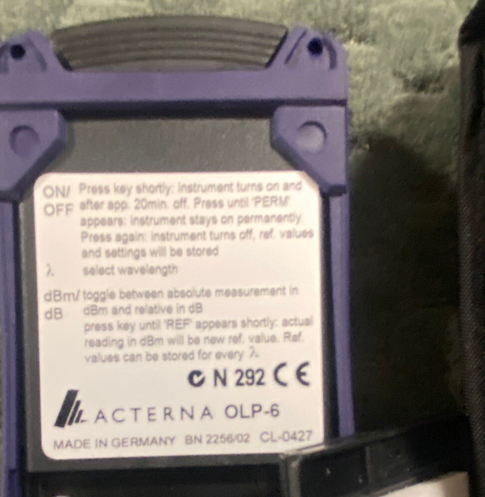 Acterna OLP-6 Optical Power Meter