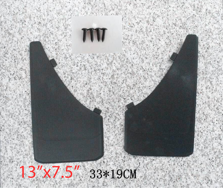 2x Universal Mud Flaps Mudflaps Mudguards Splash Guards For Car Pickup SUV