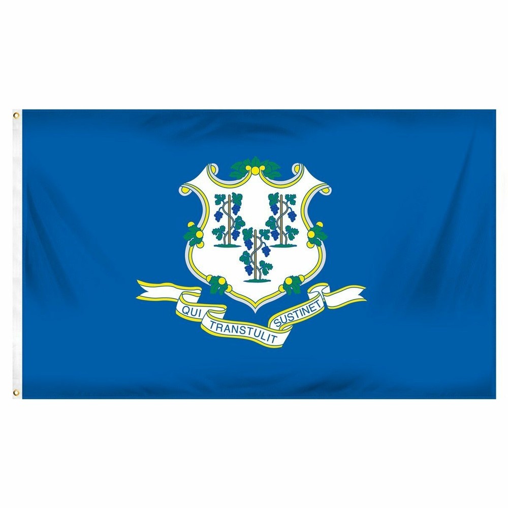 Connecticut  3' x 5' Indoor Polyester Flag
