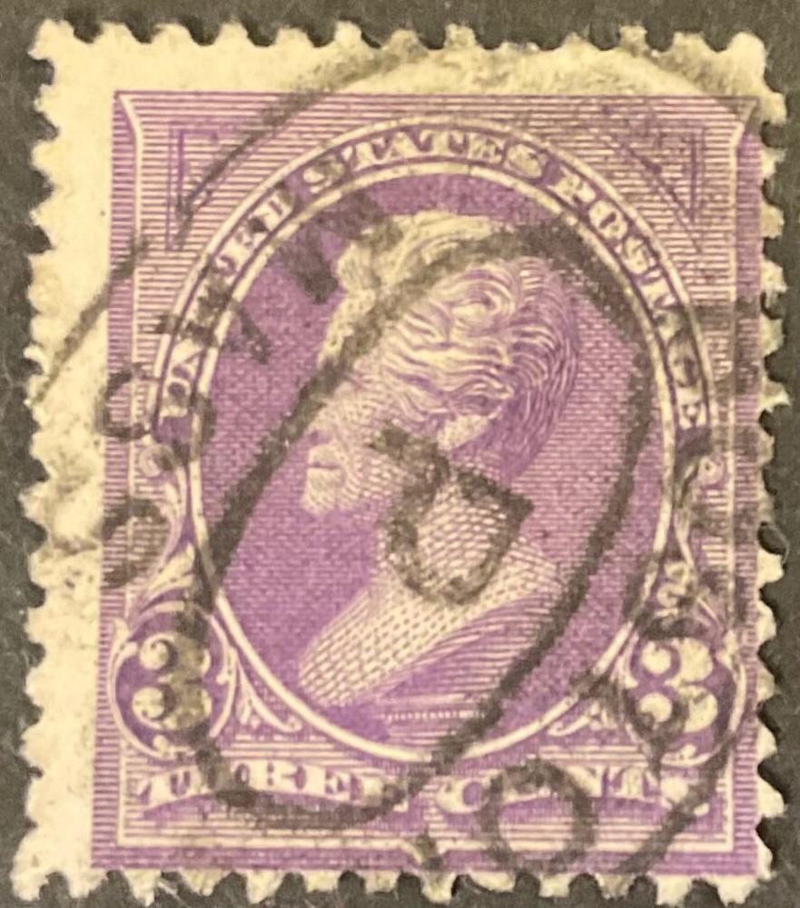 1894 3c Jackson regular issue, Scott #253, Used, Fine