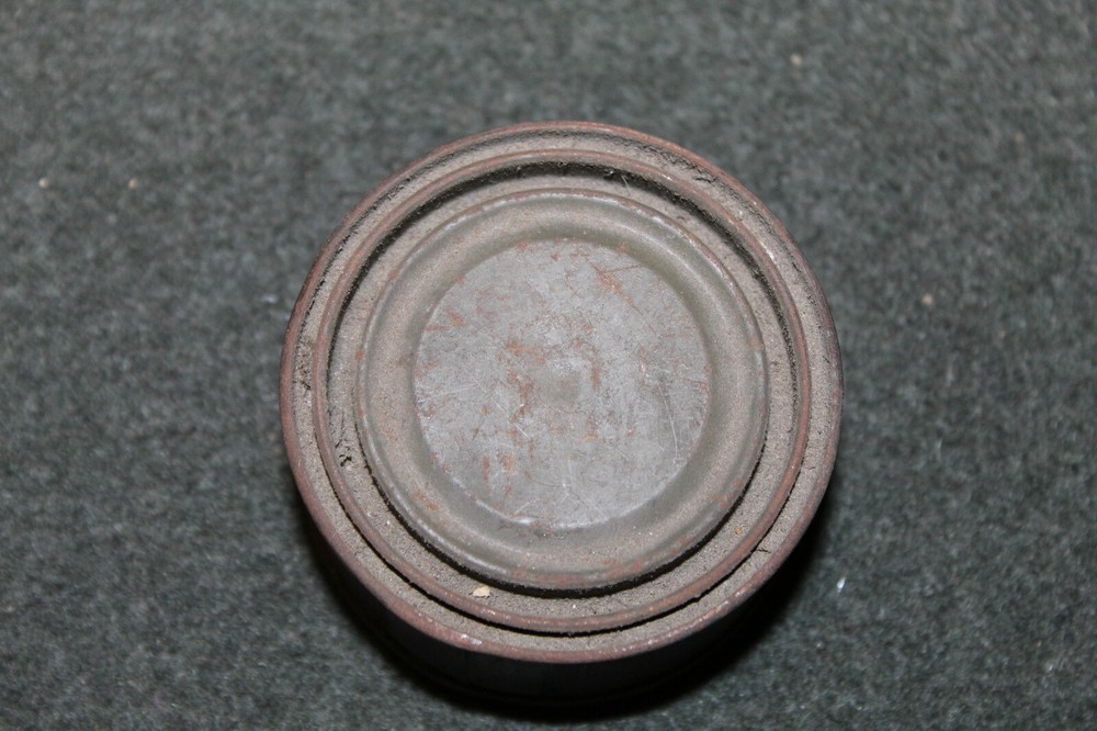 Original WW2 U.S. Army Soldier's Ration Heating OD Metal Can, Full & Well Marked