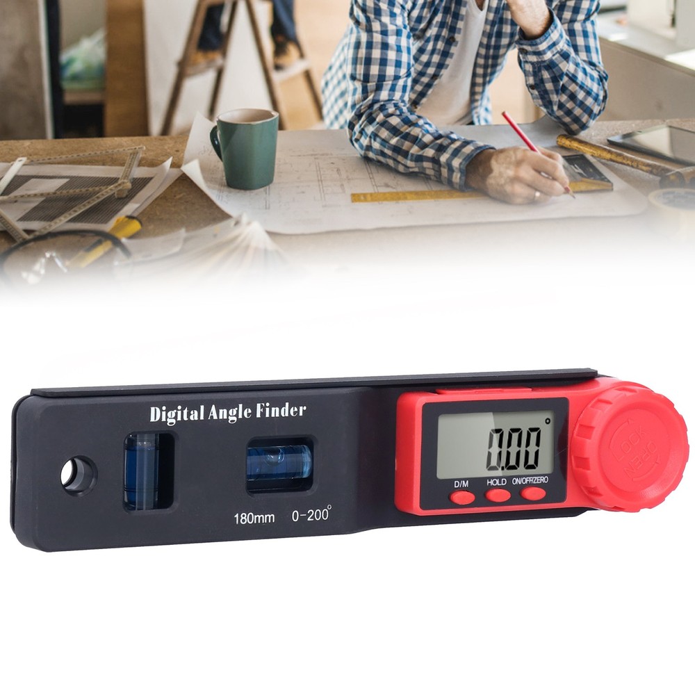 Digital Angle Finder Level W/LCD Display Protractor Woodworking US