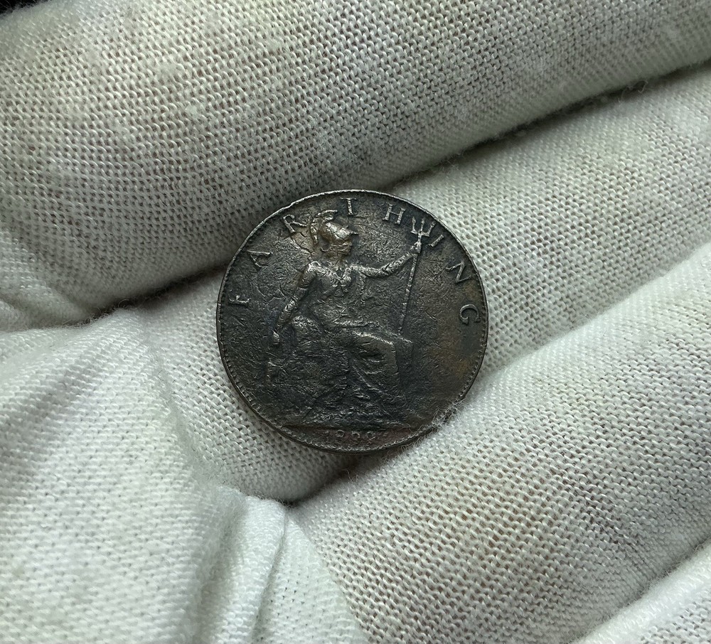 1899 Great Britain 1 Farthing - N417