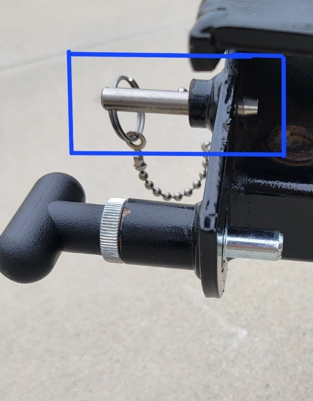 Safety Detent Pin for Harmar AL105 Swing away Vehicle Lift (Stainless steel)