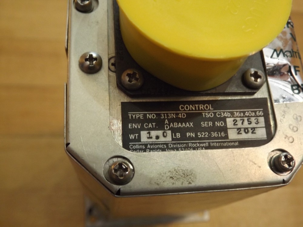 Collins 313N-4D Nav Control - PN: 522-3616-202