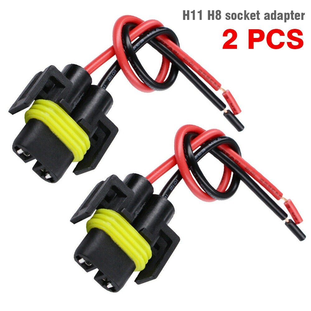 Connector Harness Socket Headlight Copper Extension Fog Light Heat Resistant