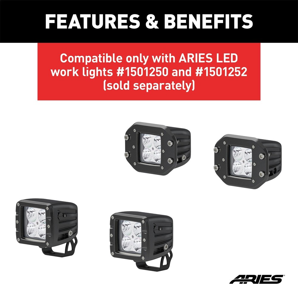 ARIES 1501243 LED Light Extension Harnesses