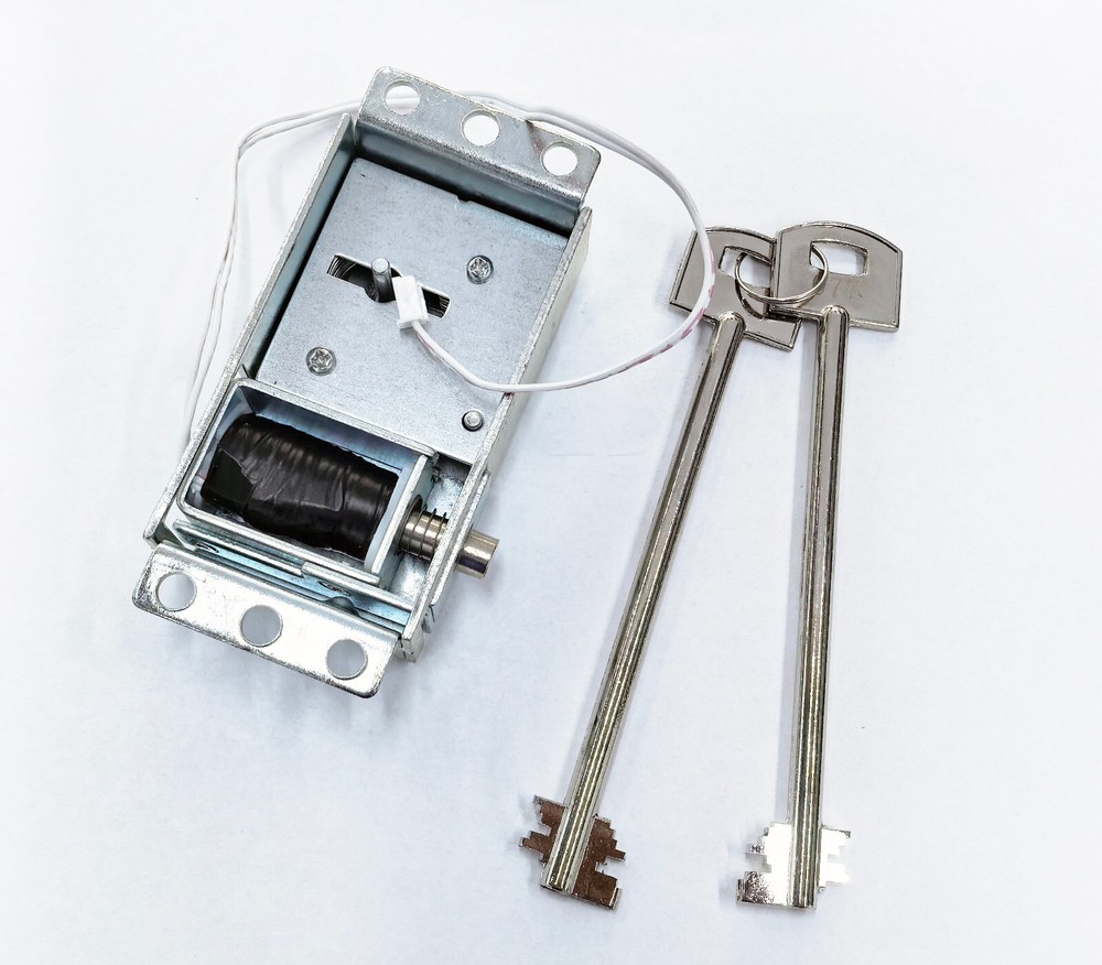 Gun Safe Lock Replacement & 2 Master Keys Chrome Digital Keypad Safe Lock
