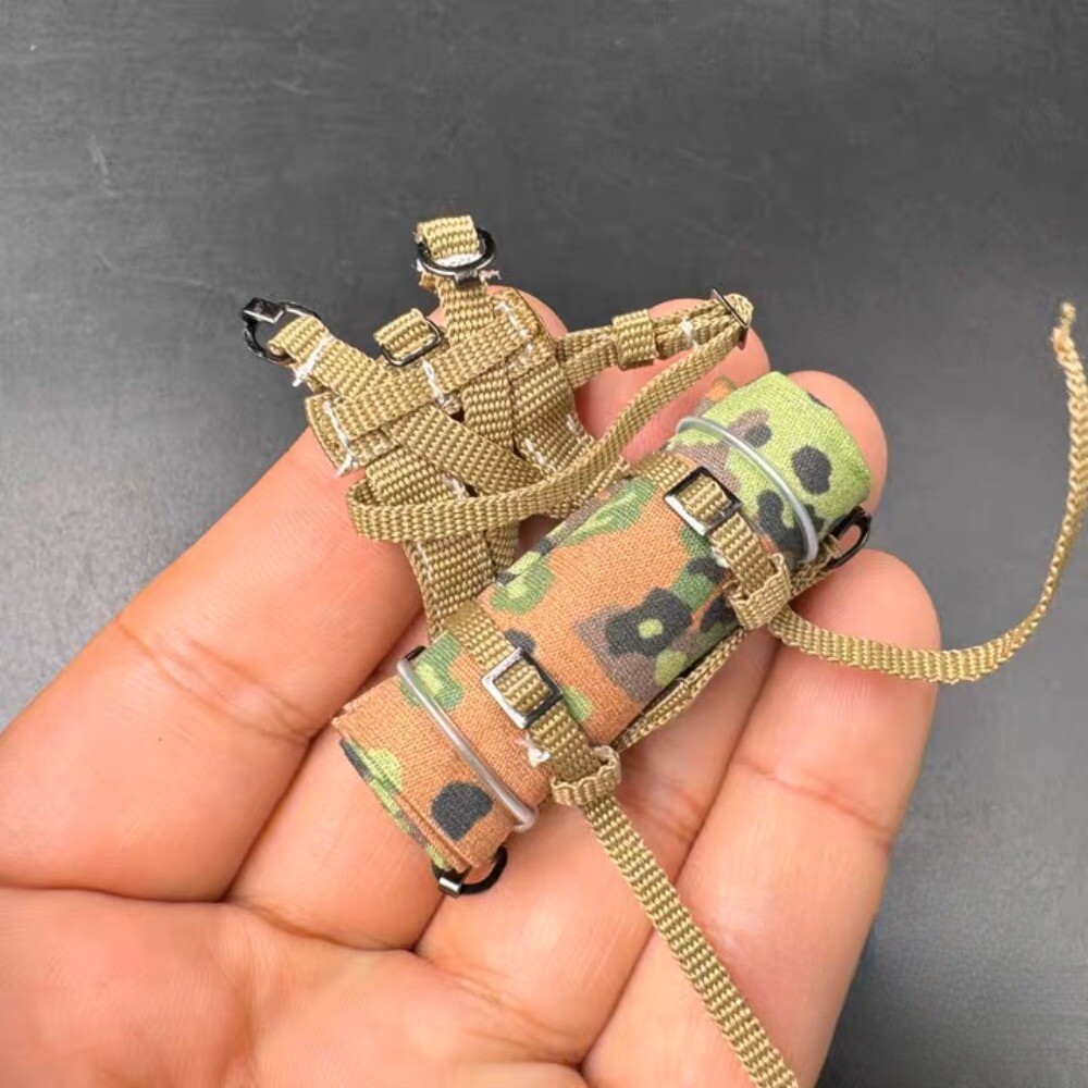 1/6 Scale Solider Raincoat roll Model for 12"Action Figure Prop Scene