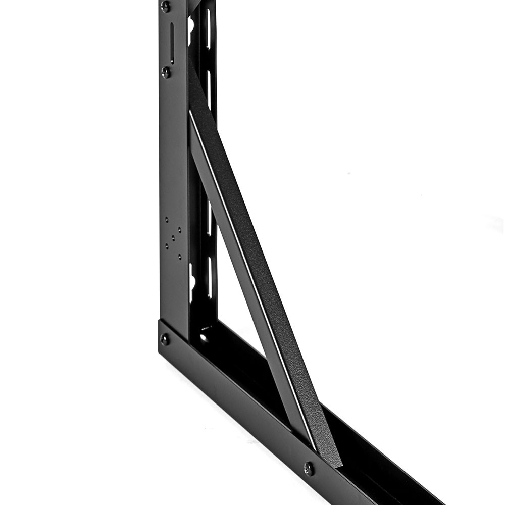 NavePoint 12U Wall-Mount Open Frame Network Rack 24.81 Inch Depth, AV Rack,