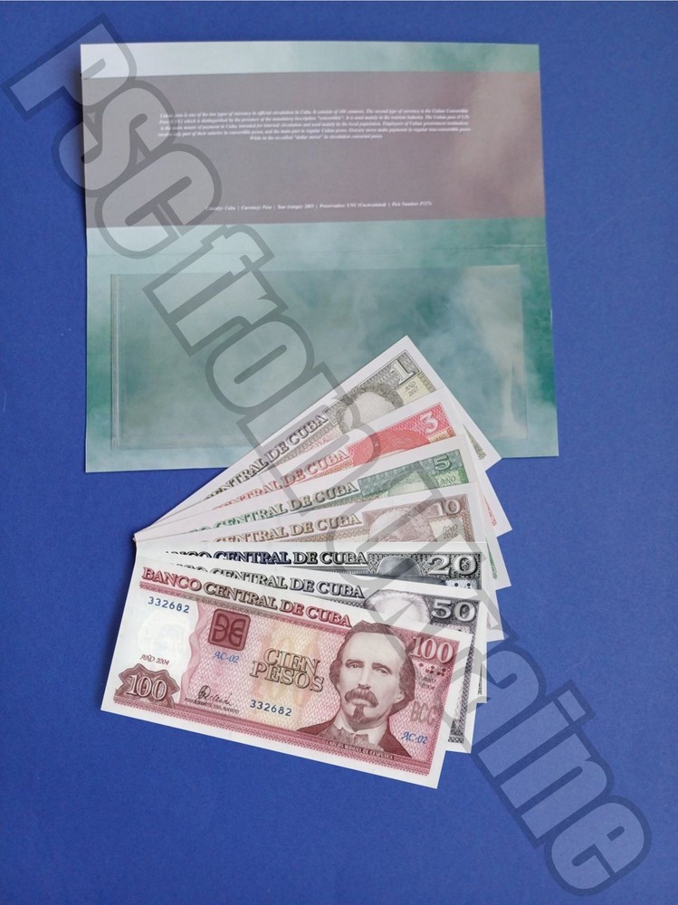 Full Set 7 banknotes     UNC in the booklet
