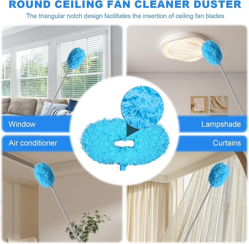 Ceiling Fan Cleaner Duster - Adjustable Duster with Extension Pole,Dusters fo...