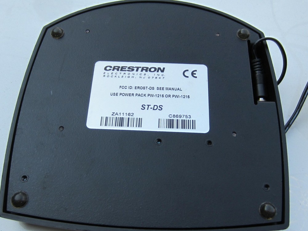 nice CRESTRON ST-DS DOCKING STATION FOR TOUCHPANEL + Original Power supply