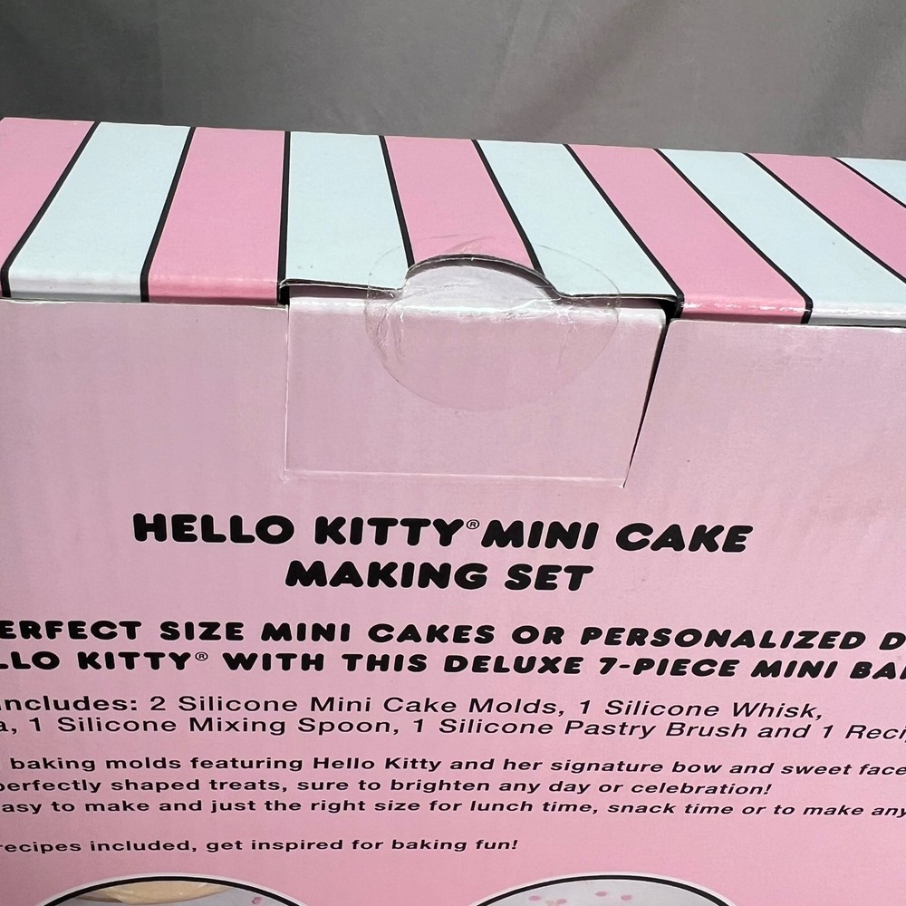 Hello Kitty Mini Cake Making Set 7pc Handstand Kitchen 2022 Baking Kit NEW