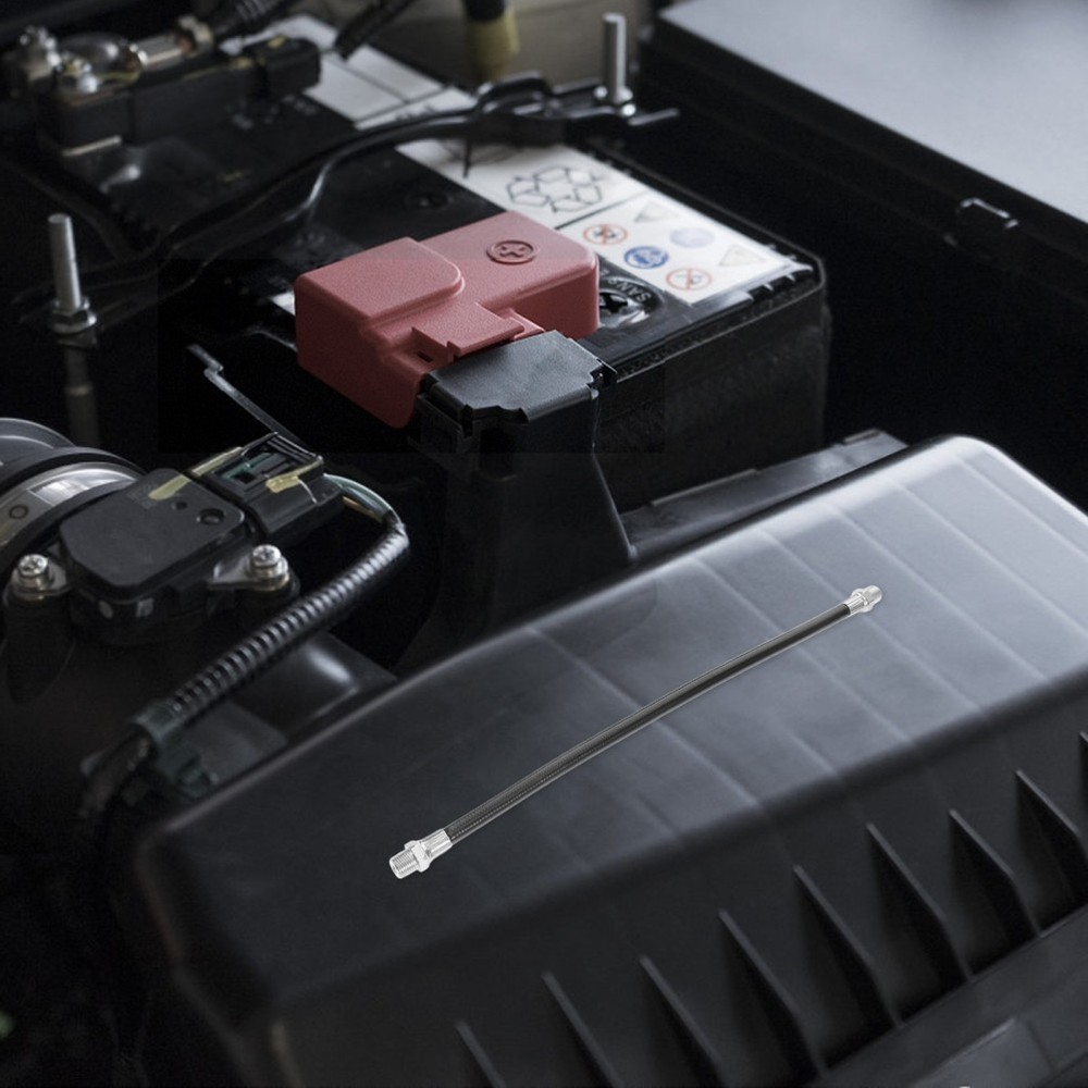 5 Pcs Flex Extension Hoses Quick Release Grease Coupler Double Handle Nozzle