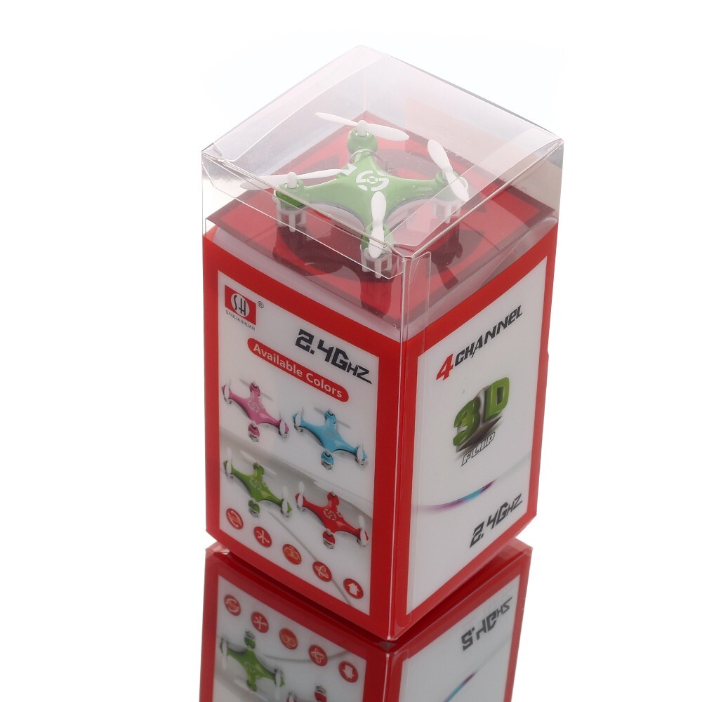 Mini RC Drone 2.4G 4CH 6-Axis Quadcopter LED Gyro Toy Aircraft w/ Remote Control