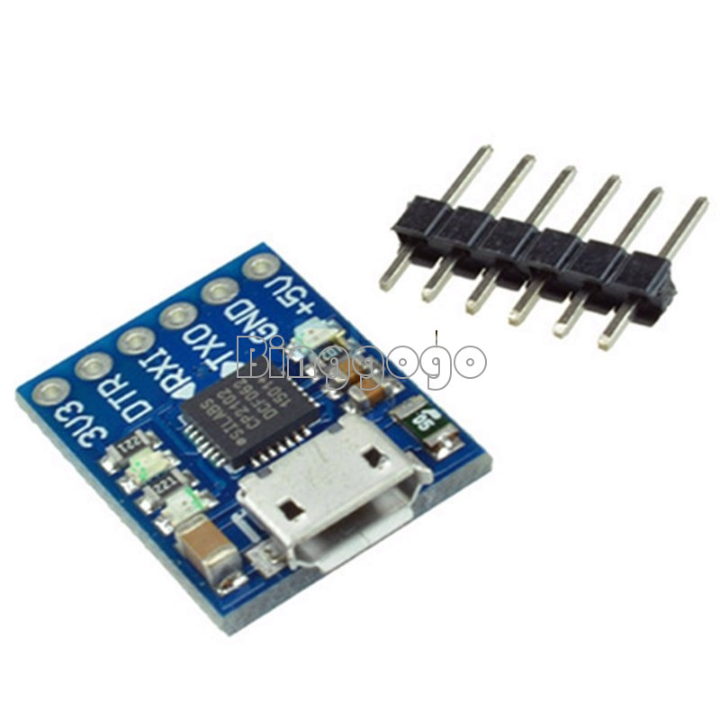 Micro USB TTL UART Serial Converter CP2102 for Arduino Prototyping Replace FT232