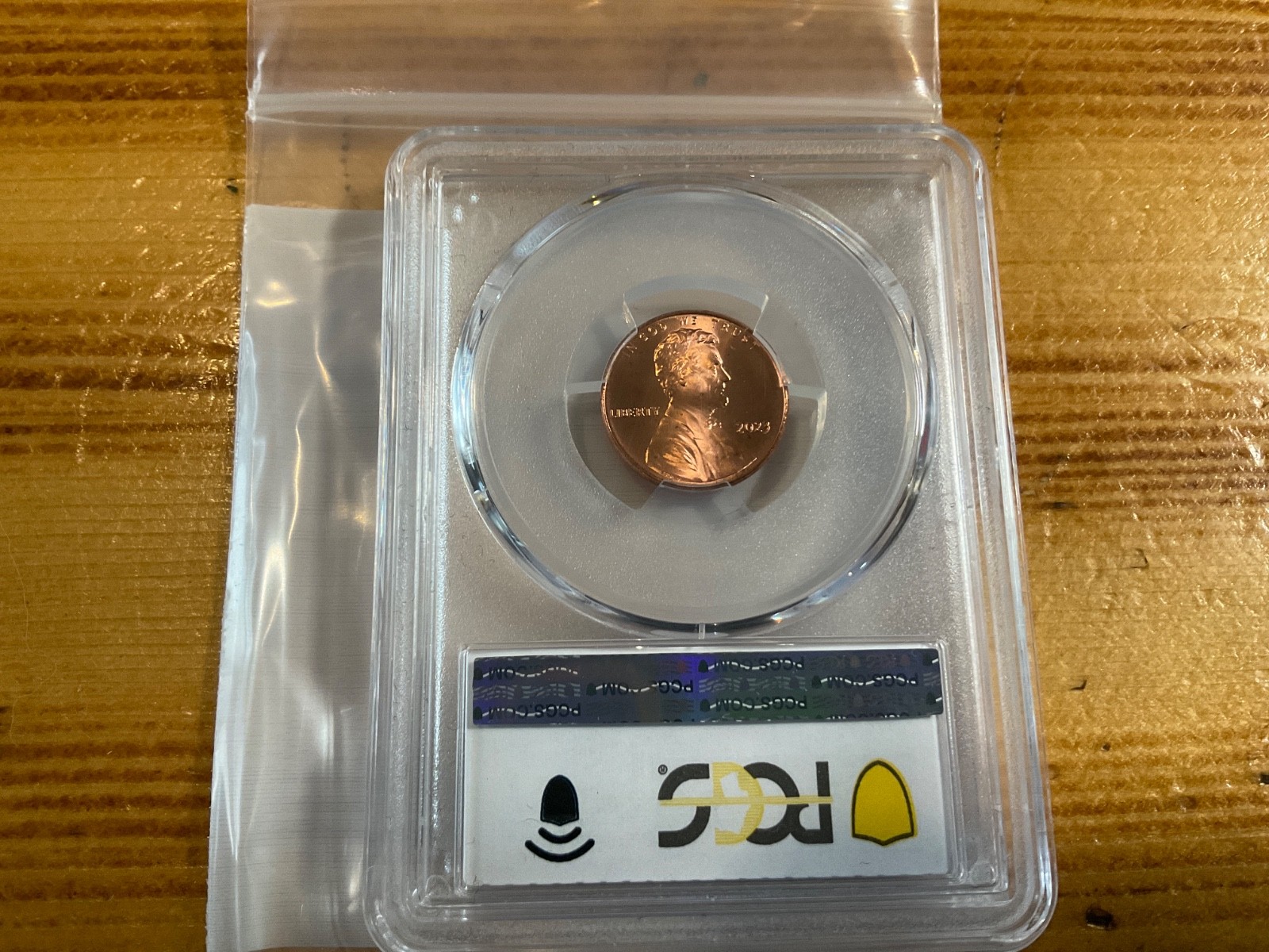 2023 VDB Extra V Lincoln Shield Cent - PCGS MS66+ RD UNC 1c Penny Variety BU Gem