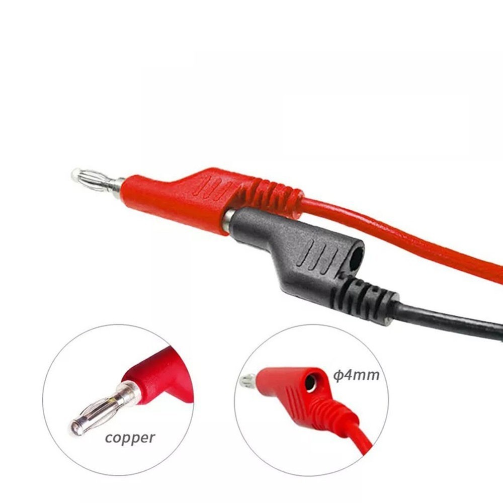 Test Equipment Cable 1M Cable 2PCS Clip Maintenance Power Supply