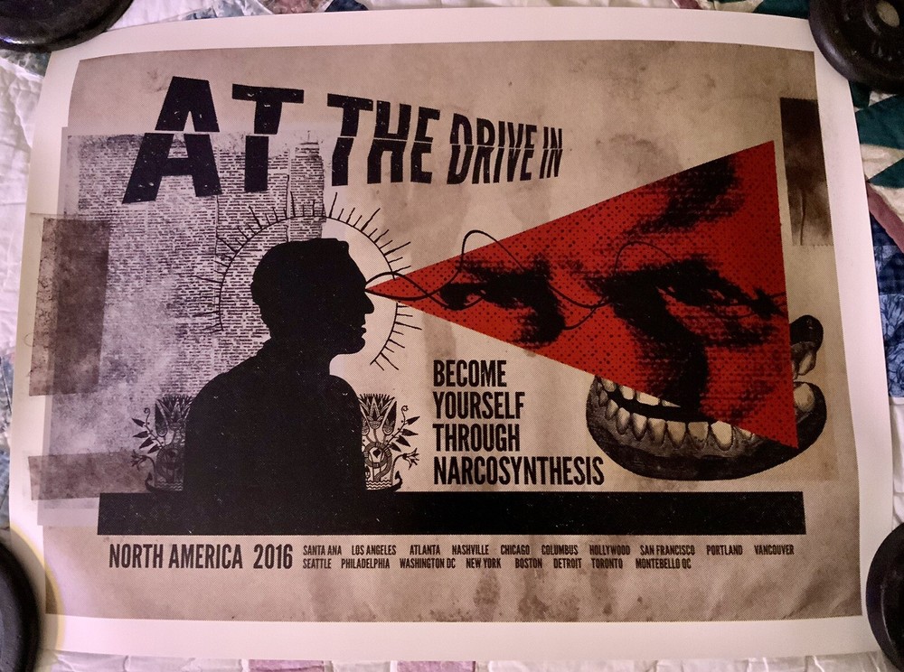 At The Drive In North America 2016 Reunion Tour Poster