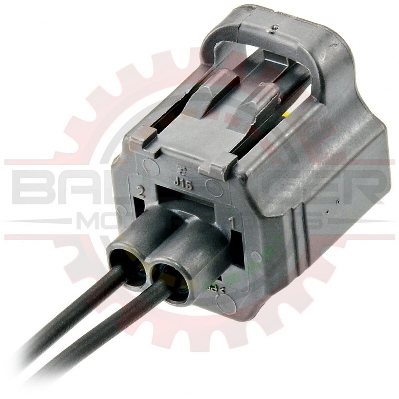 2 Way Sensor Plug Connector Pigtail, Gray