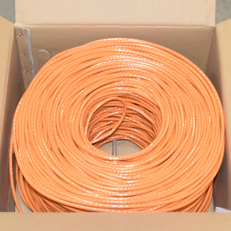 CAT6 1000FT UTP Cable 23AWG CMR 550MHz Network Ethernet Bulk Wire LAN NEW