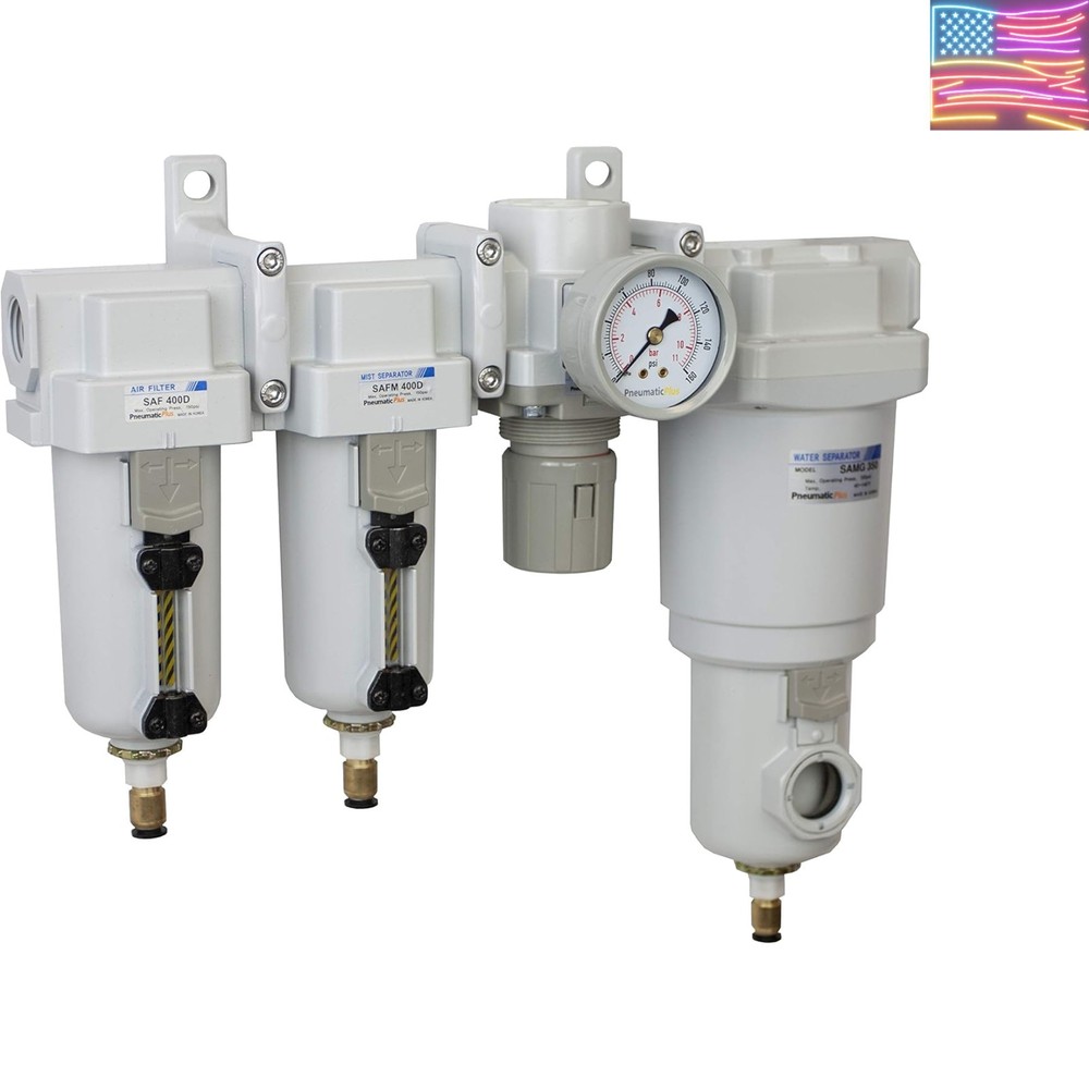 4 Stage Compressed Air Dryer Particulate Coalescing Filter