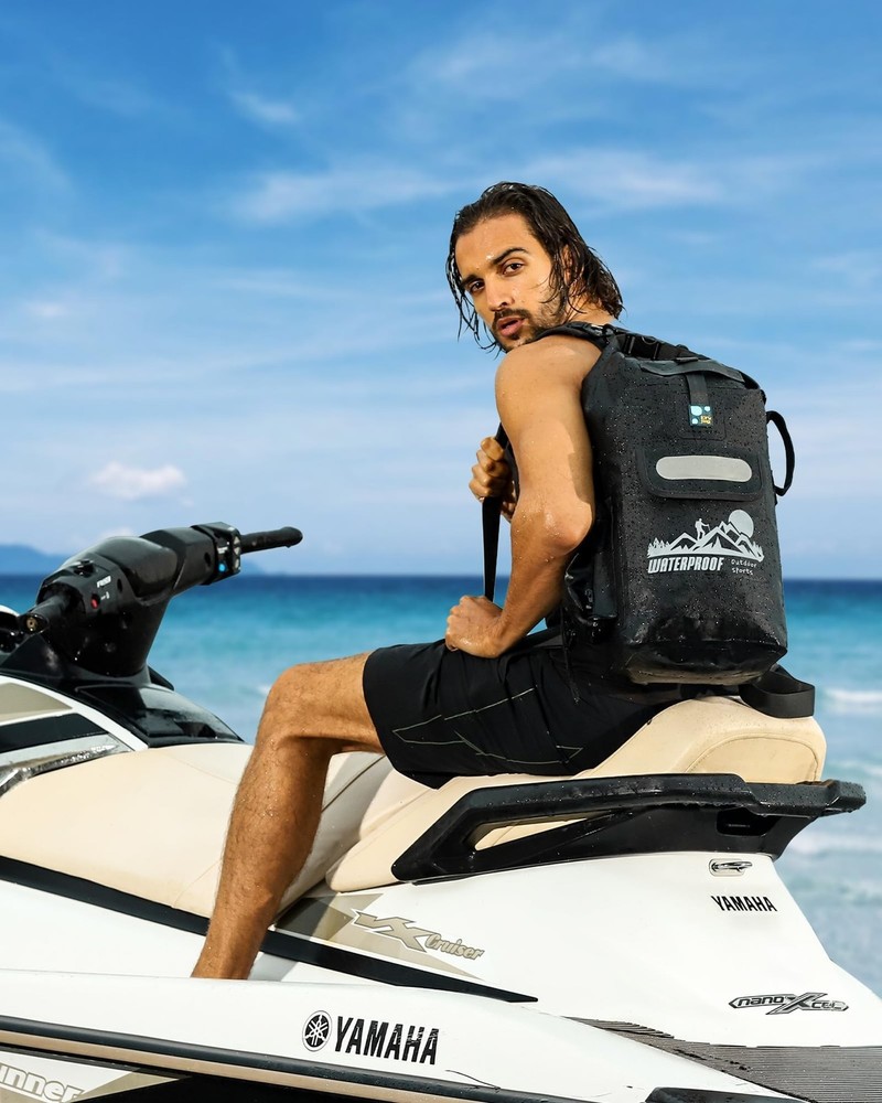 IDRYBAG Dry Bag Backpack 20L Black