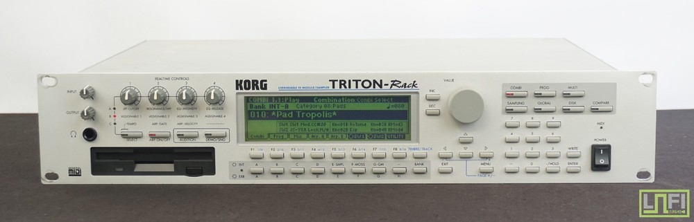Korg Triton 2U Rack Mount Polyphonic Sound Module Synthesiser Sampler - 100V