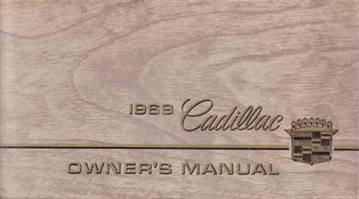1969 Cadillac All Models Owner's Manual