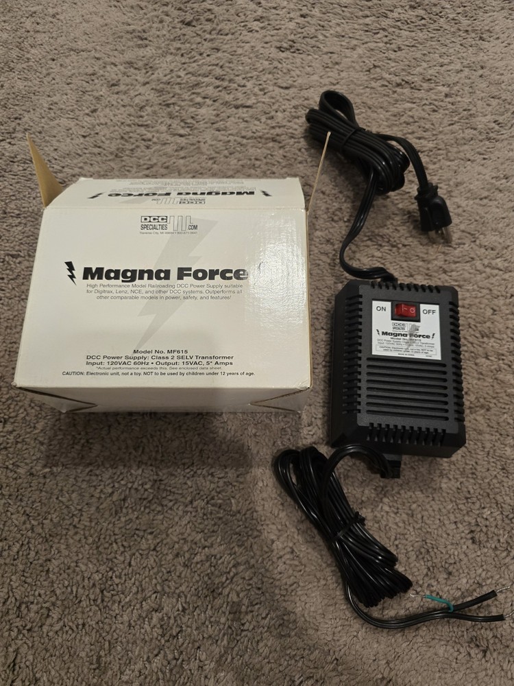Magna Force MF615 DCC Power Supply - NEW IN BOX