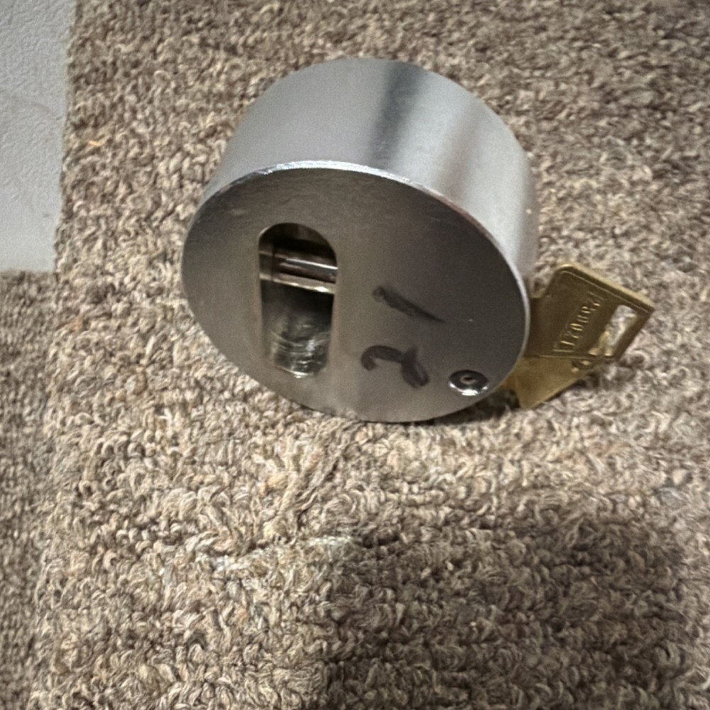 mobile mini Container Guard Lock Padlock Silver with Keys Secure Solution