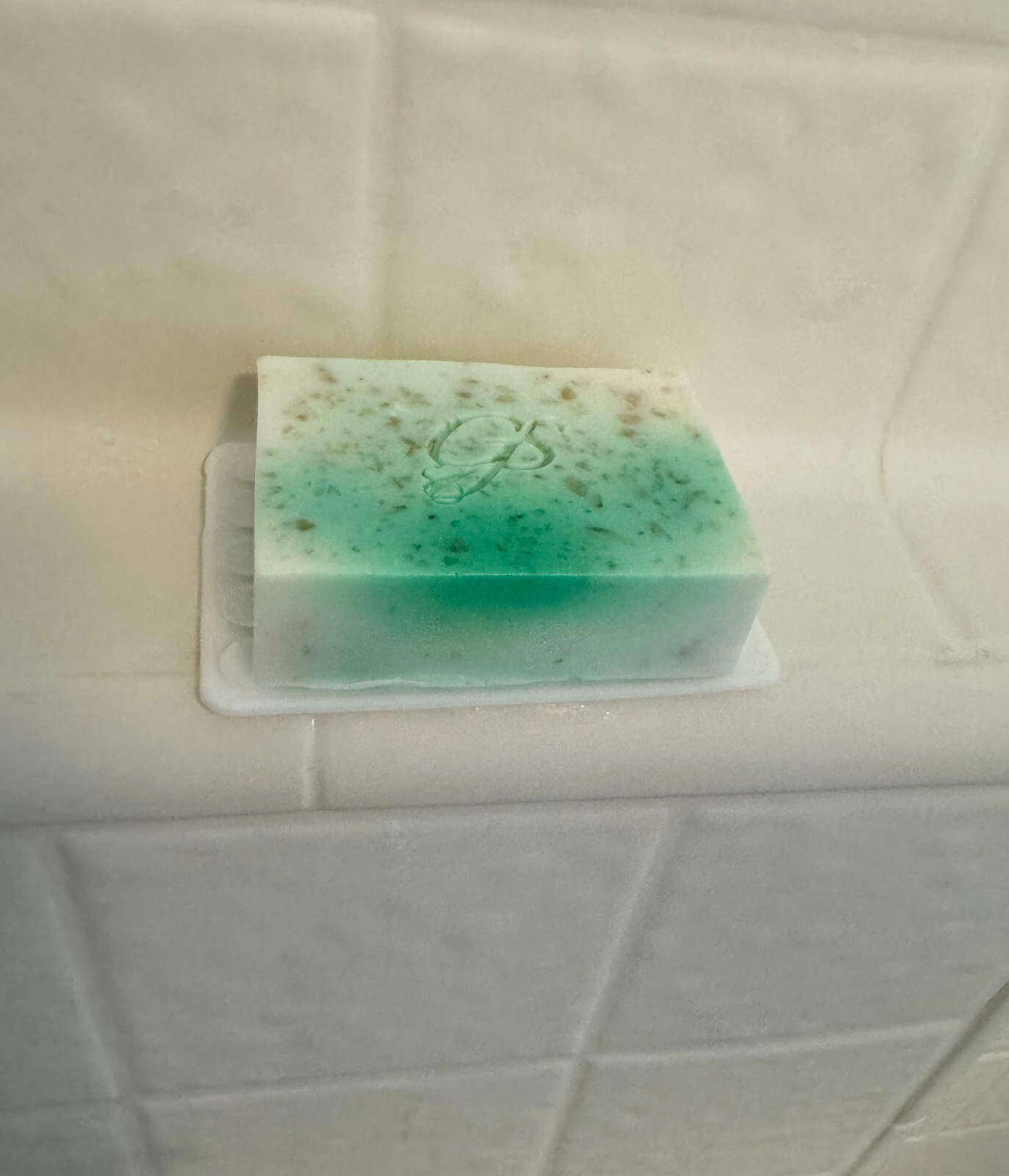 Suction Cup Soap Holder | New | White | 4in x 2.5in | Double Sided Suction