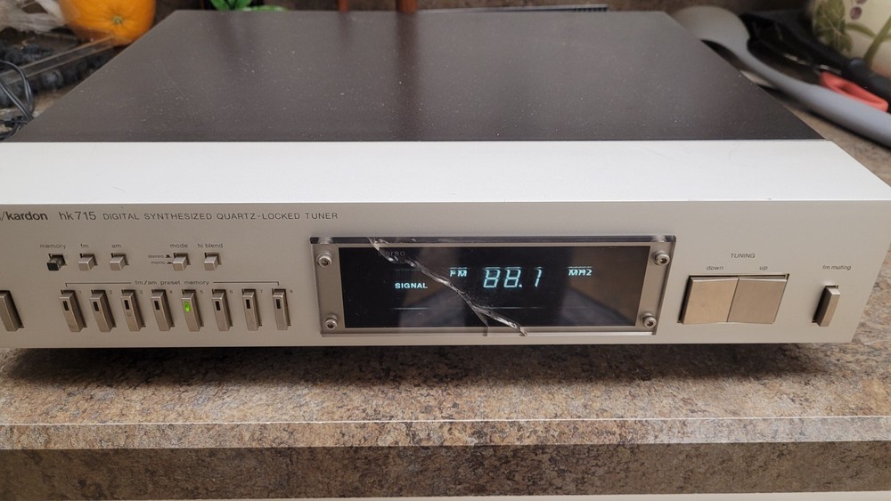 Replacement glass for Harman Kardon hk715 Tuner