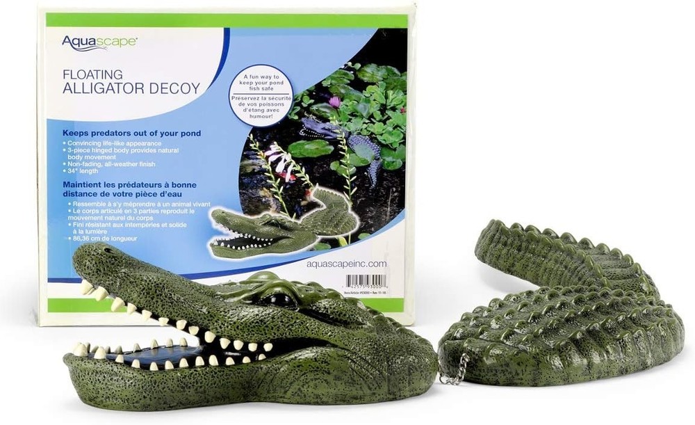 Floating Alligator Decoy, 34 inches, Green