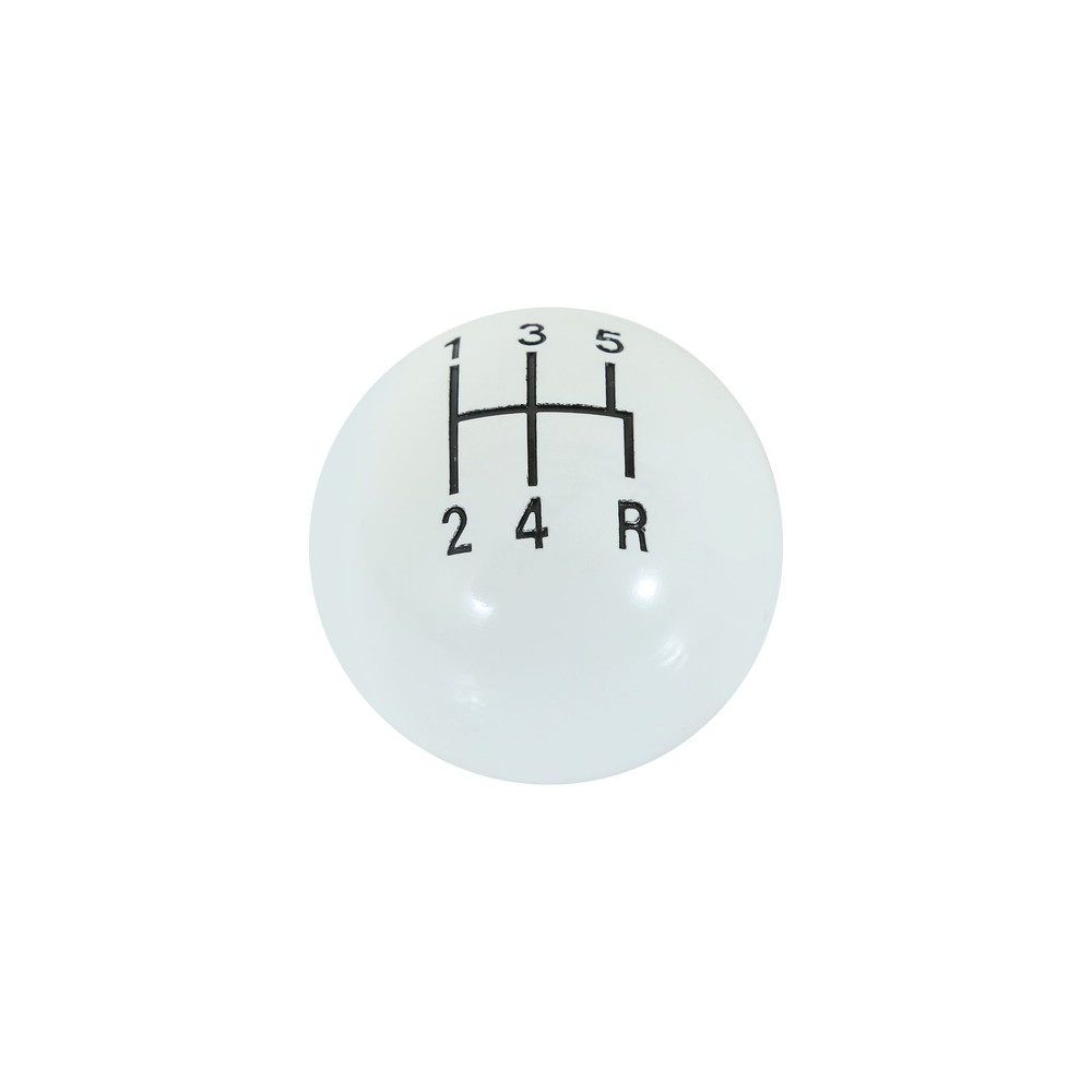 1630025 Hurst Shift Knob - 5-Speed Pattern - White