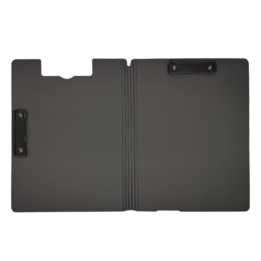 A4 Clipboard with Cover, Foldable Clipboard with Two Clips File Document Orga...