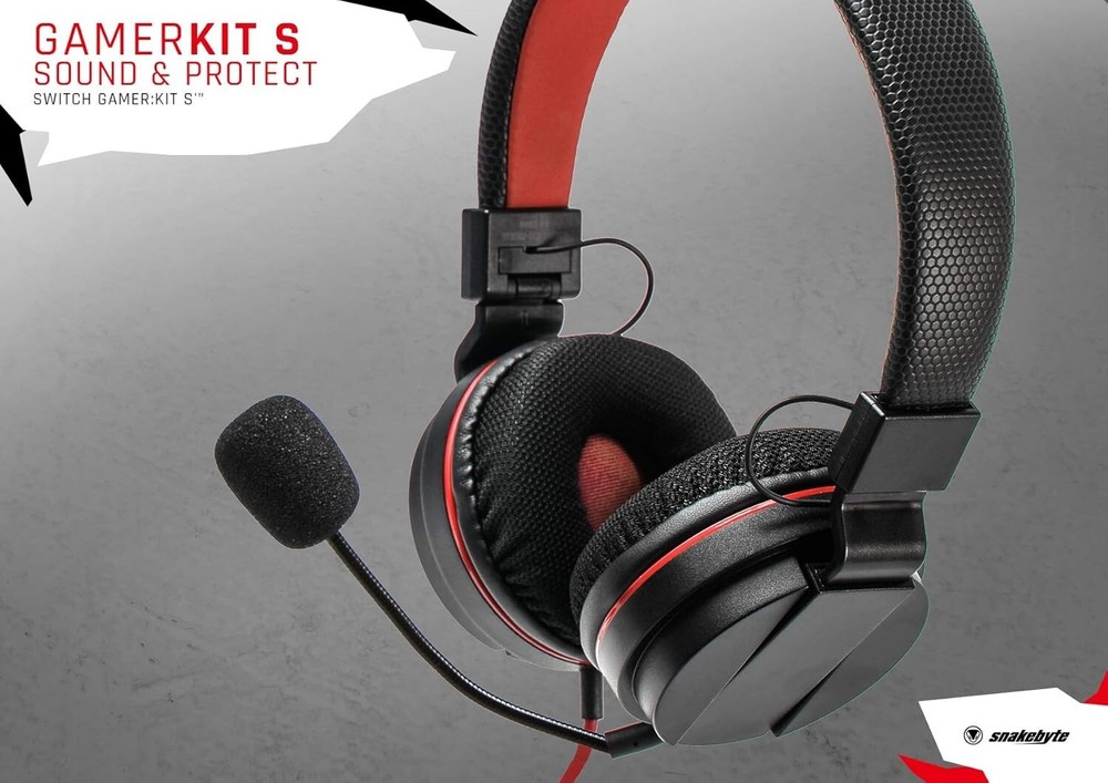 Snakebyte Gamer Kit S Sound & Protect for Nintendo Switch