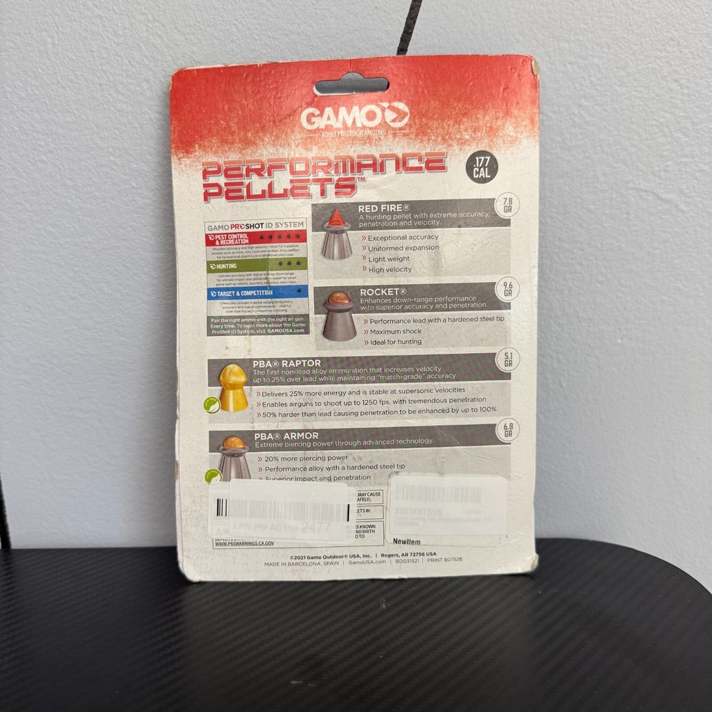 GAMO Performance Pellets Combo Pack .177 Cal Multiple Styles - 632092854