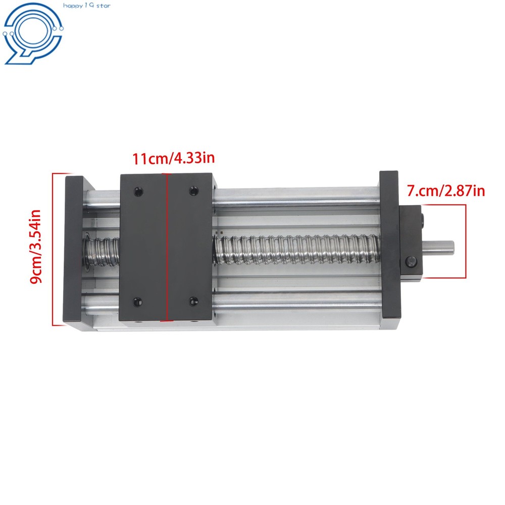 Sliding Table Linear double-track Module 100mm Ballscrew SFU1605 Motion Stage